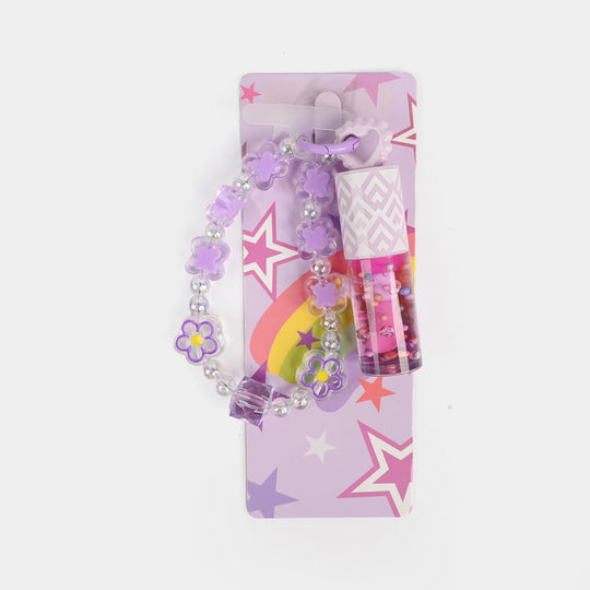 Lip Gloss with Integrated Charm