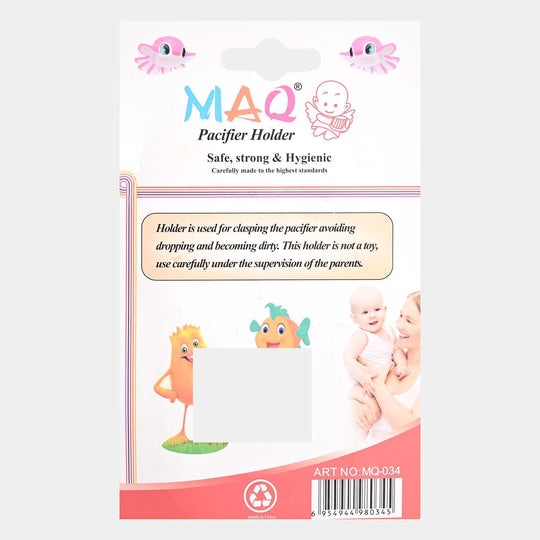 MAQ Soother Chain Pink