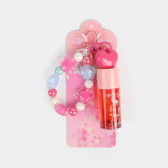 Lip Gloss with Integrated Charm