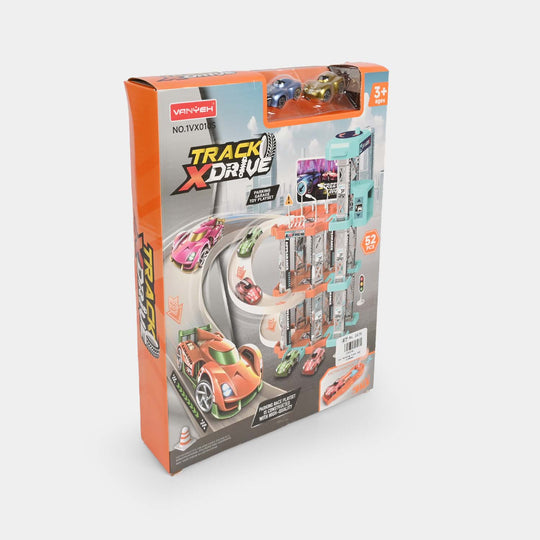 Track X-Drive Parking Garage Toy Playset