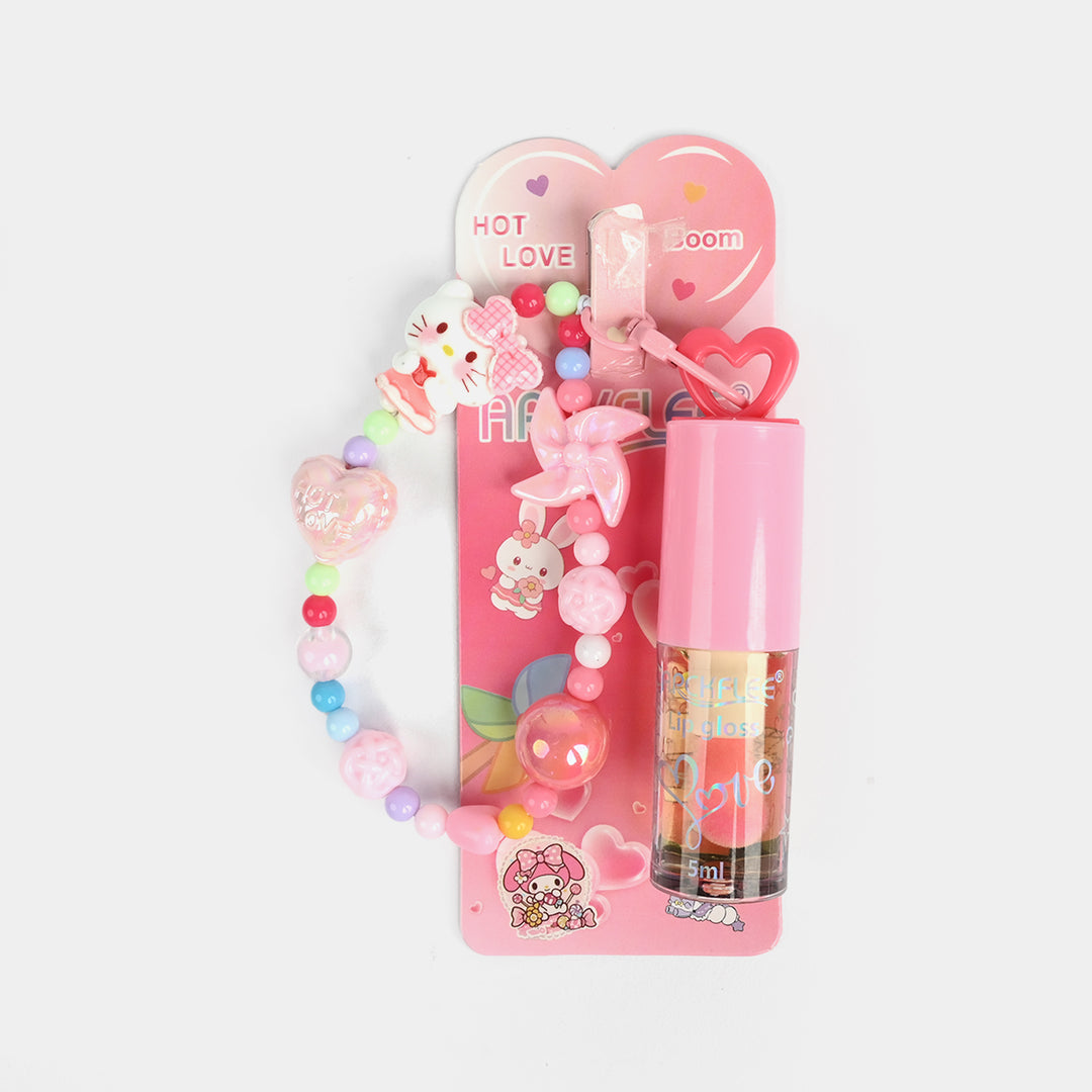 Lip Gloss with Integrated Charm