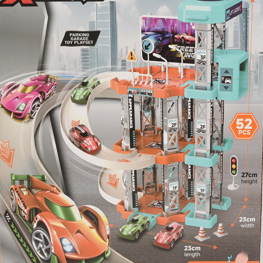 Track X-Drive Parking Garage Toy Playset