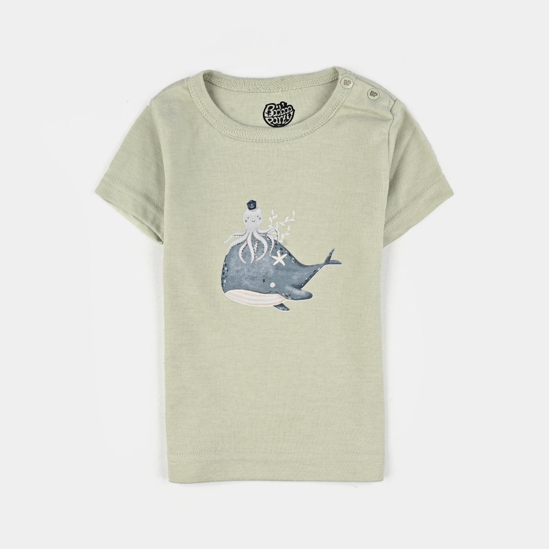 Pack Of 3 Infant Unisex Cotton Short Sleeves T-Shirt Set