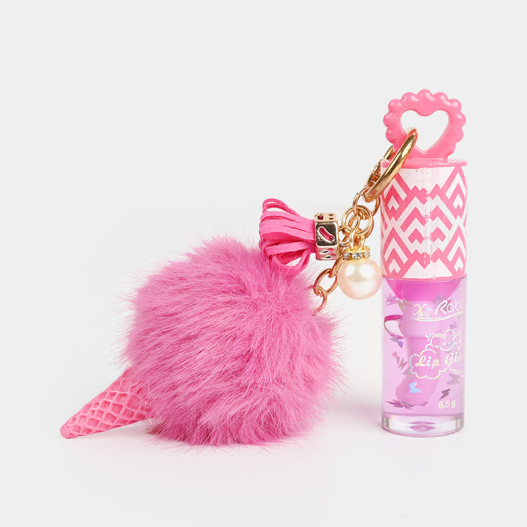 Lip Gloss with Integrated Charm