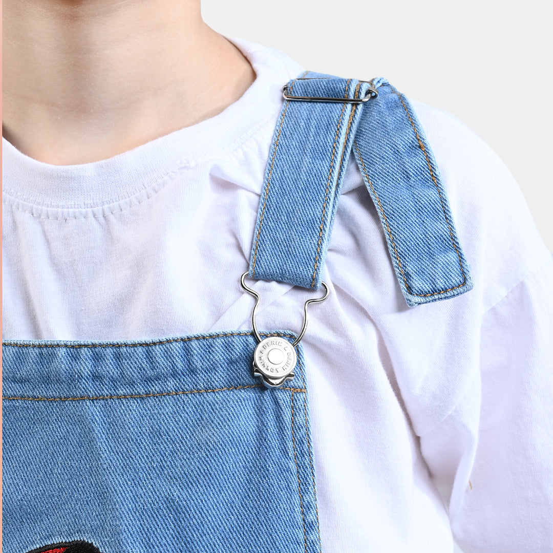 Boys Denim rigid Dungaree-Ice Blue