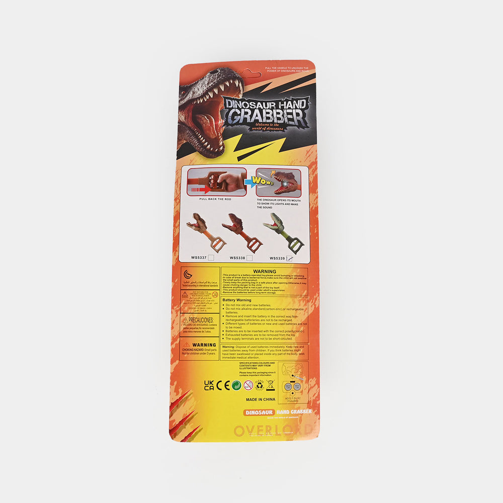 Dino Grabber Toy with Lights & Sounds