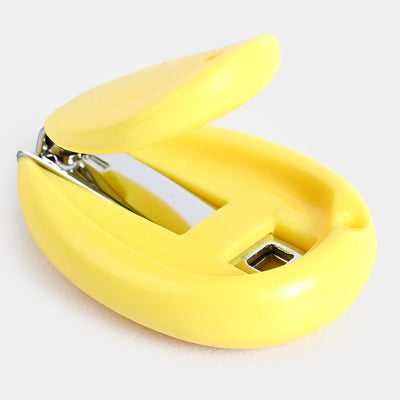 Nail Cutter With Plastic Box | Yellow