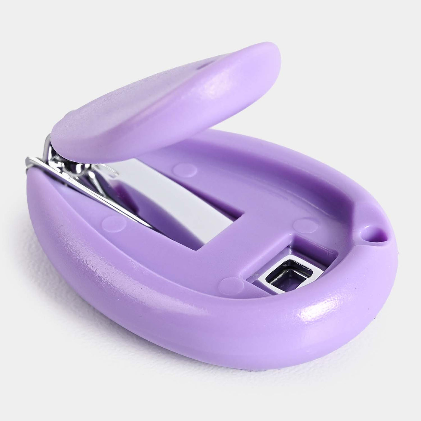 Nail Cutter With Plastic Box | Purple