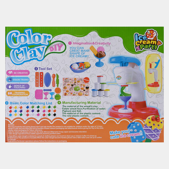 Color Clay Play Set For Kids