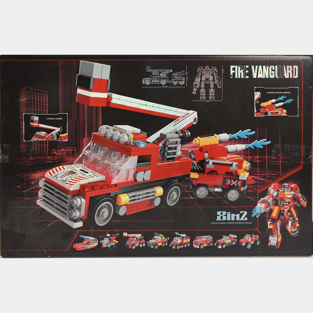 Fire Vanguard 8-in-2 Building Block Set | 73PCs