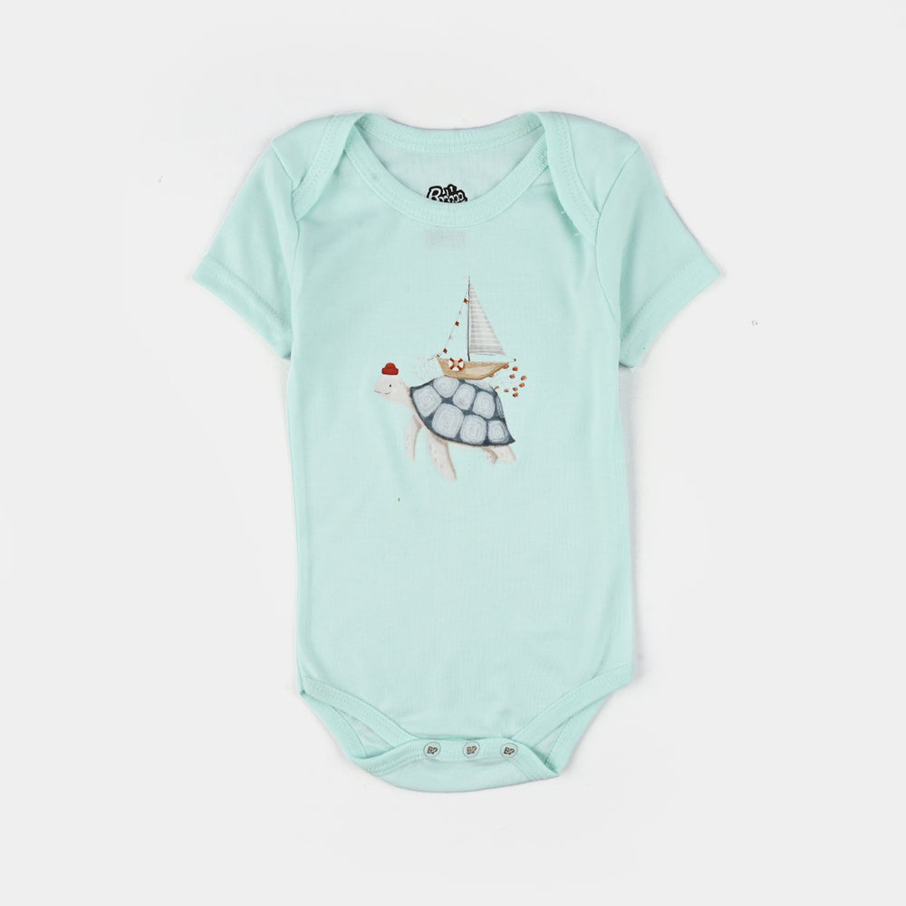 Pack OF 3 Infant Unisex Cotton Short Sleeves Rompers Set