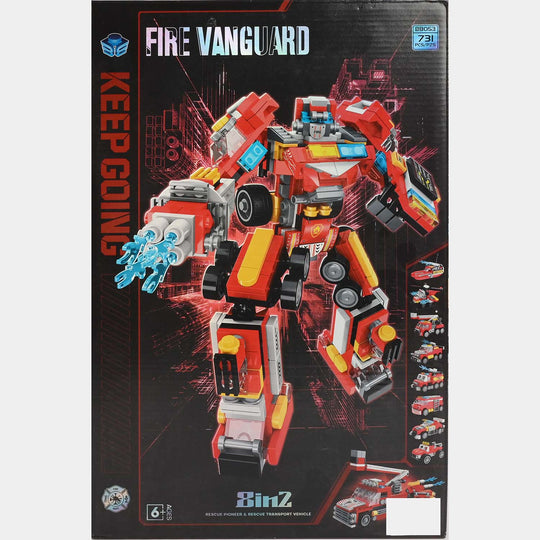 Fire Vanguard 8-in-2 Building Block Set | 73PCs