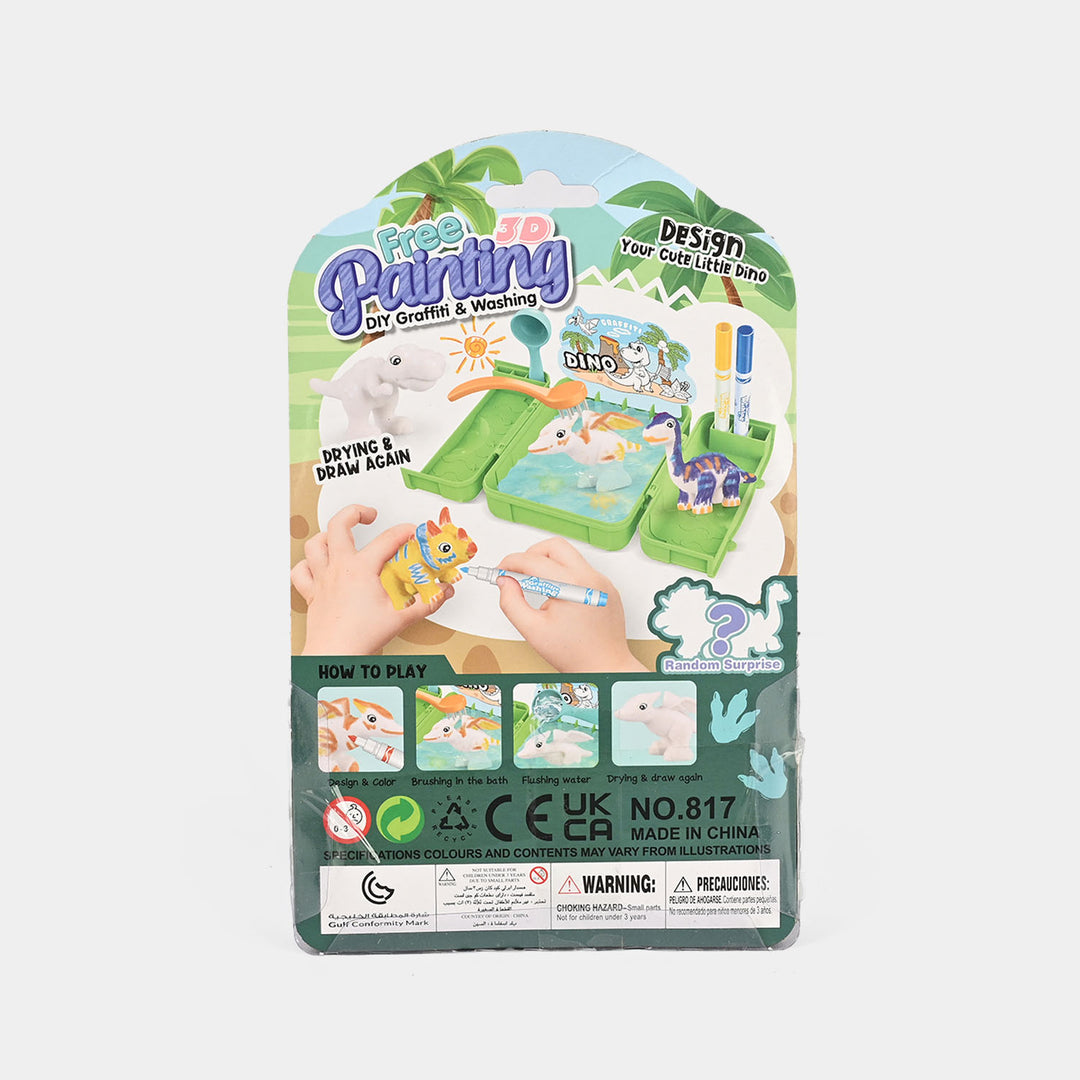 DIY Graffiti & Washing Dinosaur Set