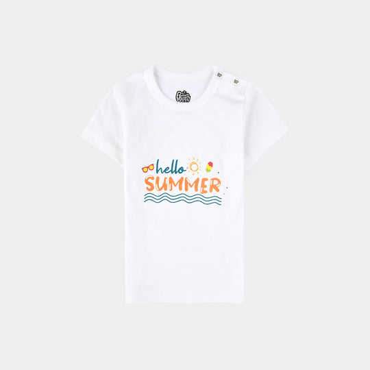 Pack Of 3 Infant Unisex Cotton Short Sleeves T-Shirt Set
