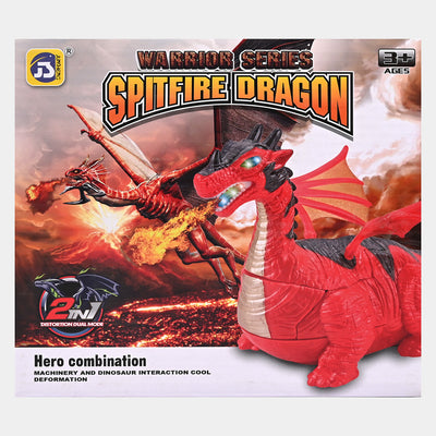 2 in 1 Dragon Robot With Light & Sound
