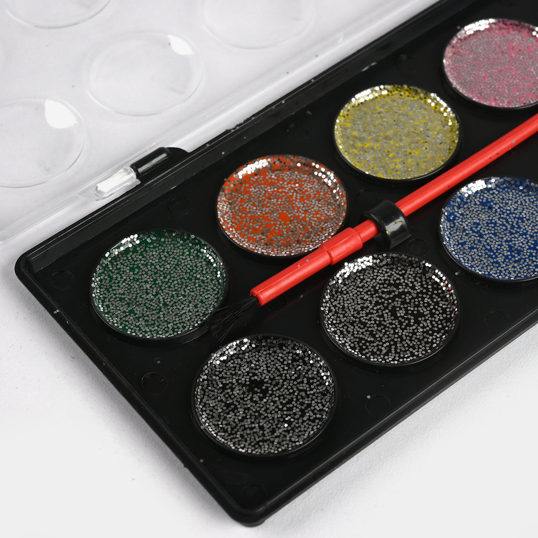 Glitter Water Color Paint Set