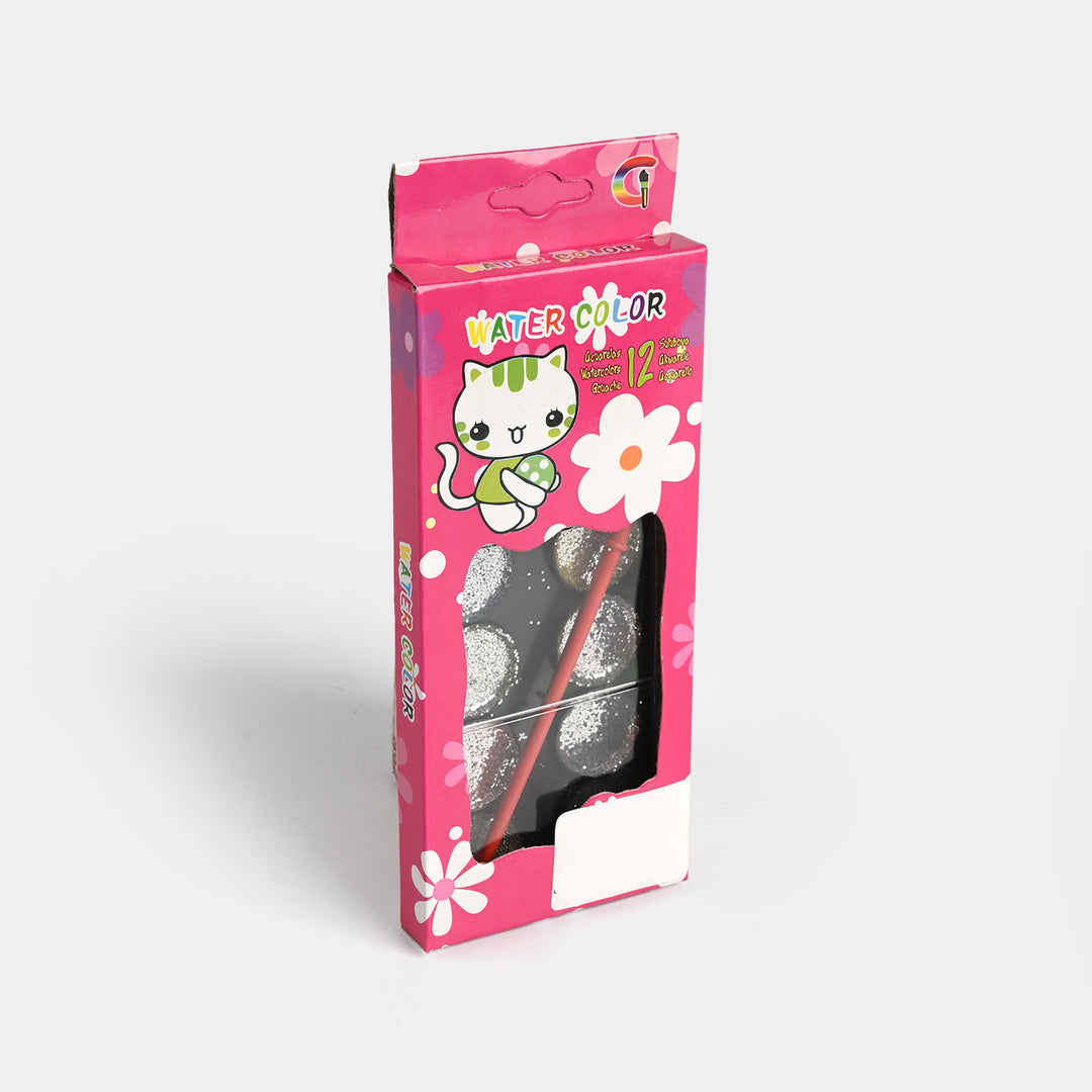 Glitter Water Color Paint Set