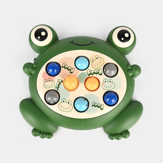 Electric Frog Whack-A-Mole Interactive Game for Kids