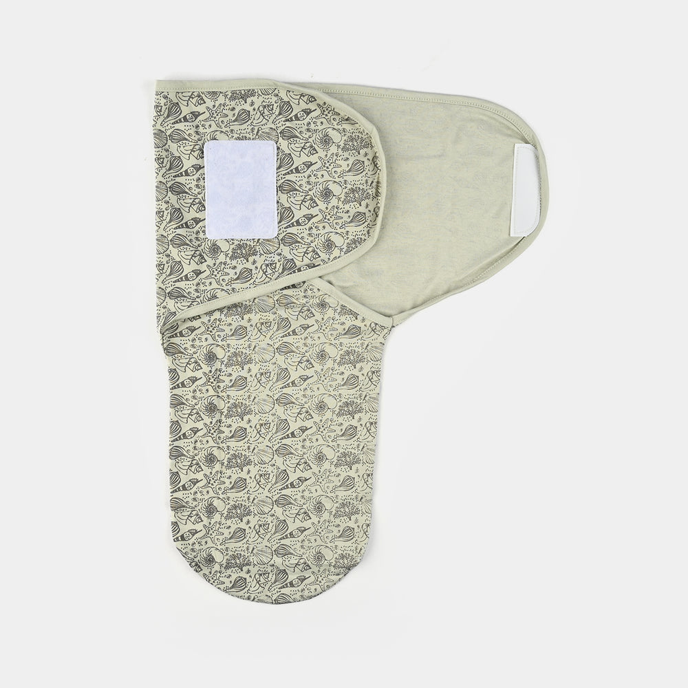 Baby Swaddle with Cap & Mittens Set