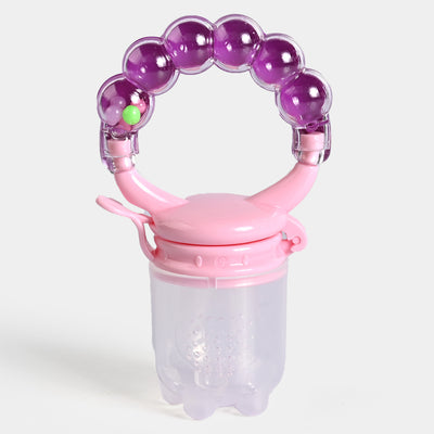 Minitree Food Soother Rattle | Pink