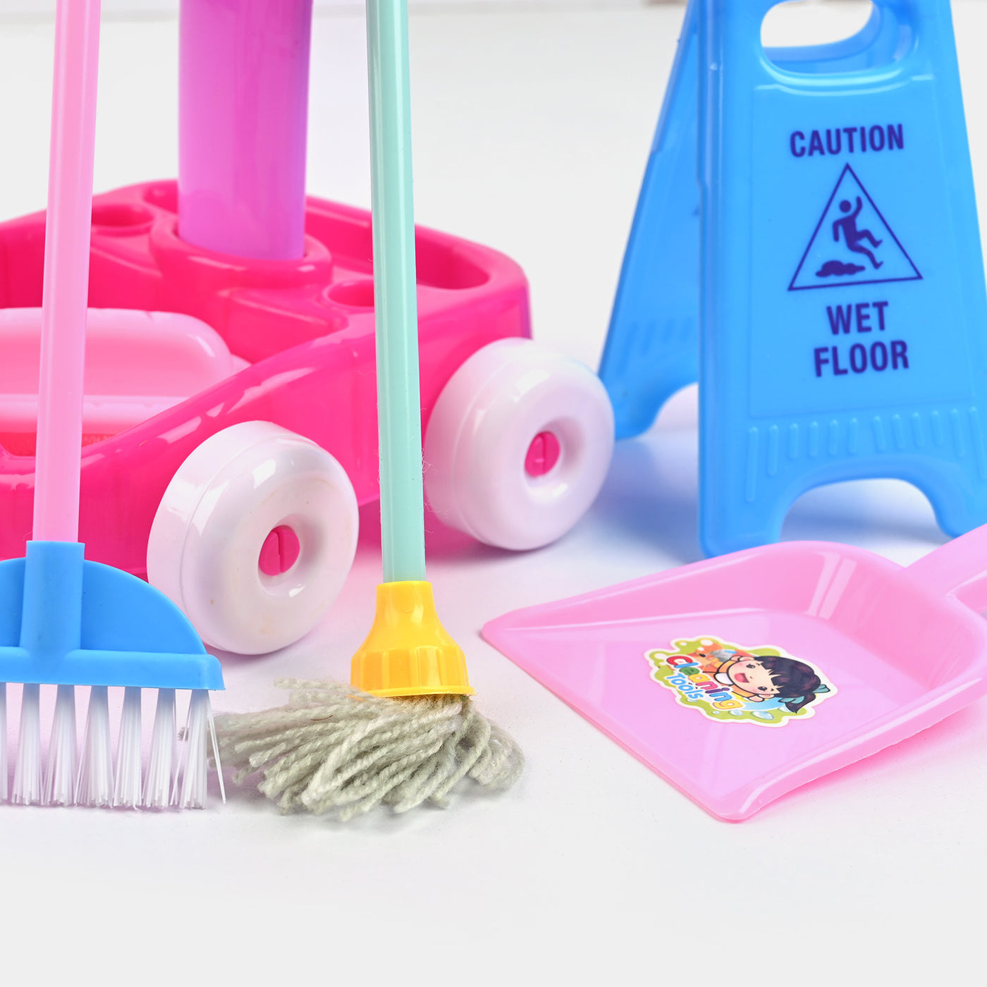 Cleaning Car Trolley Set For Kids