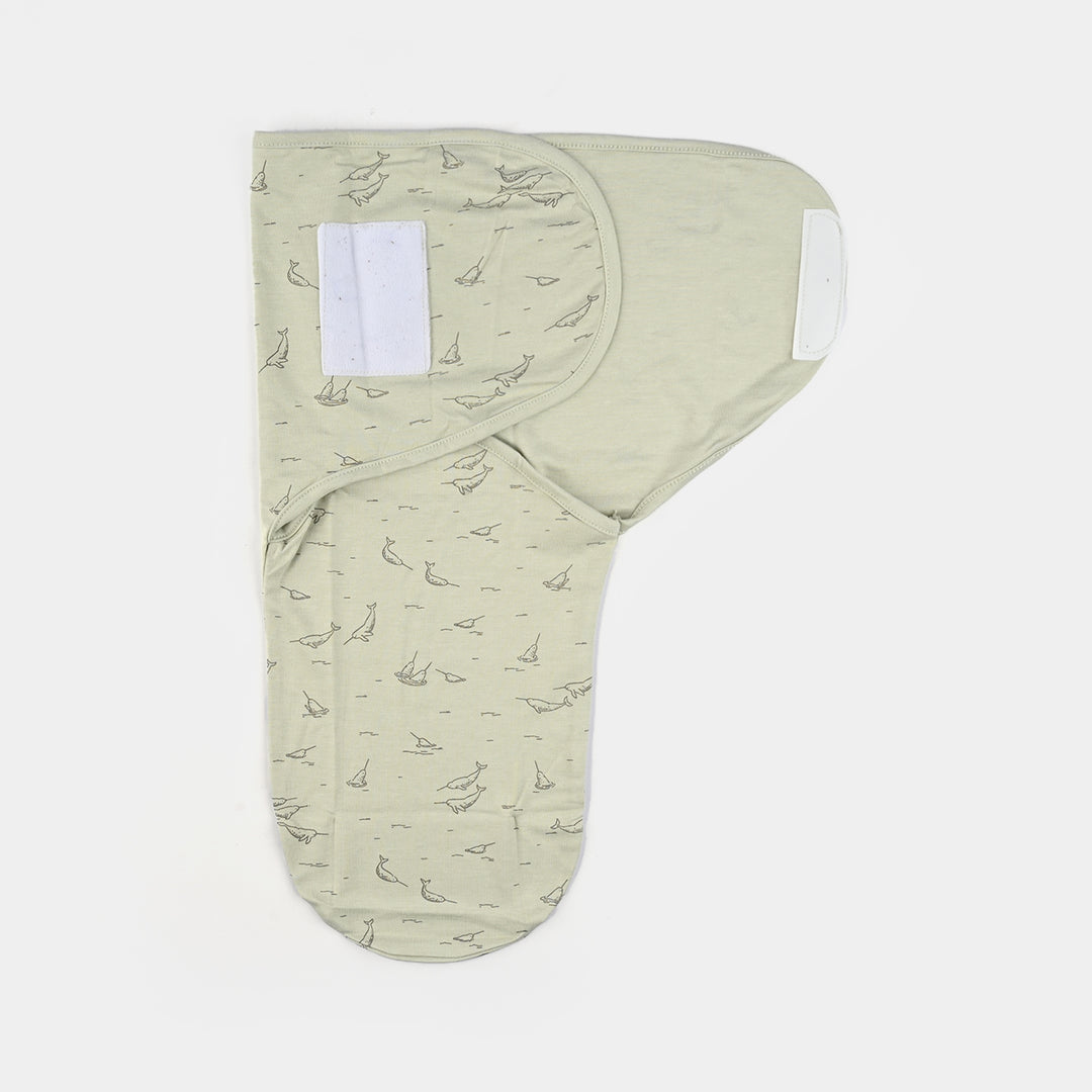 Baby Swaddle with Cap & Mittens Set