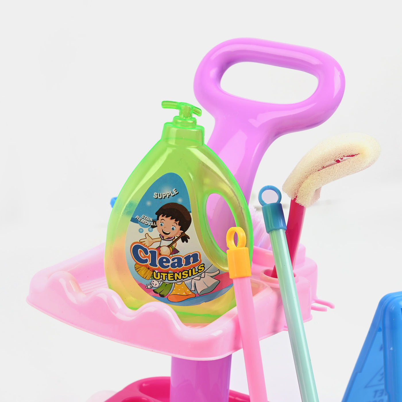 Cleaning Car Trolley Set For Kids