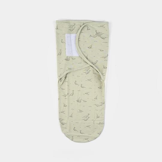 Baby Swaddle with Cap & Mittens Set