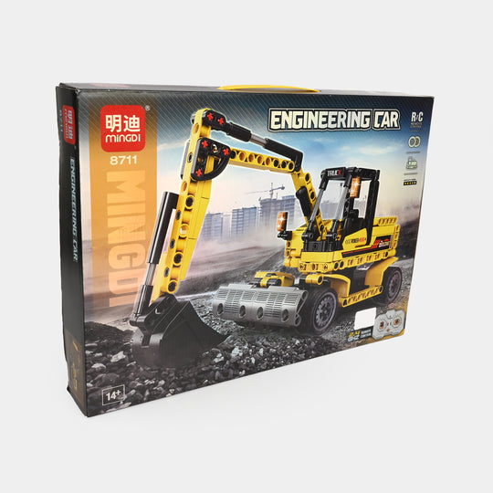 R/C Engineering Excavator Building Blocks 8711