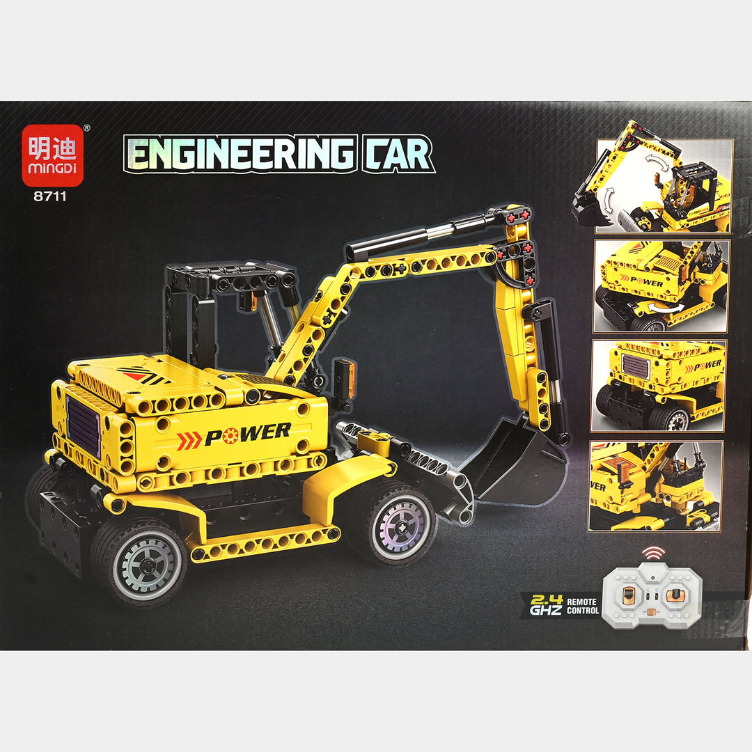 R/C Engineering Excavator Building Blocks 8711