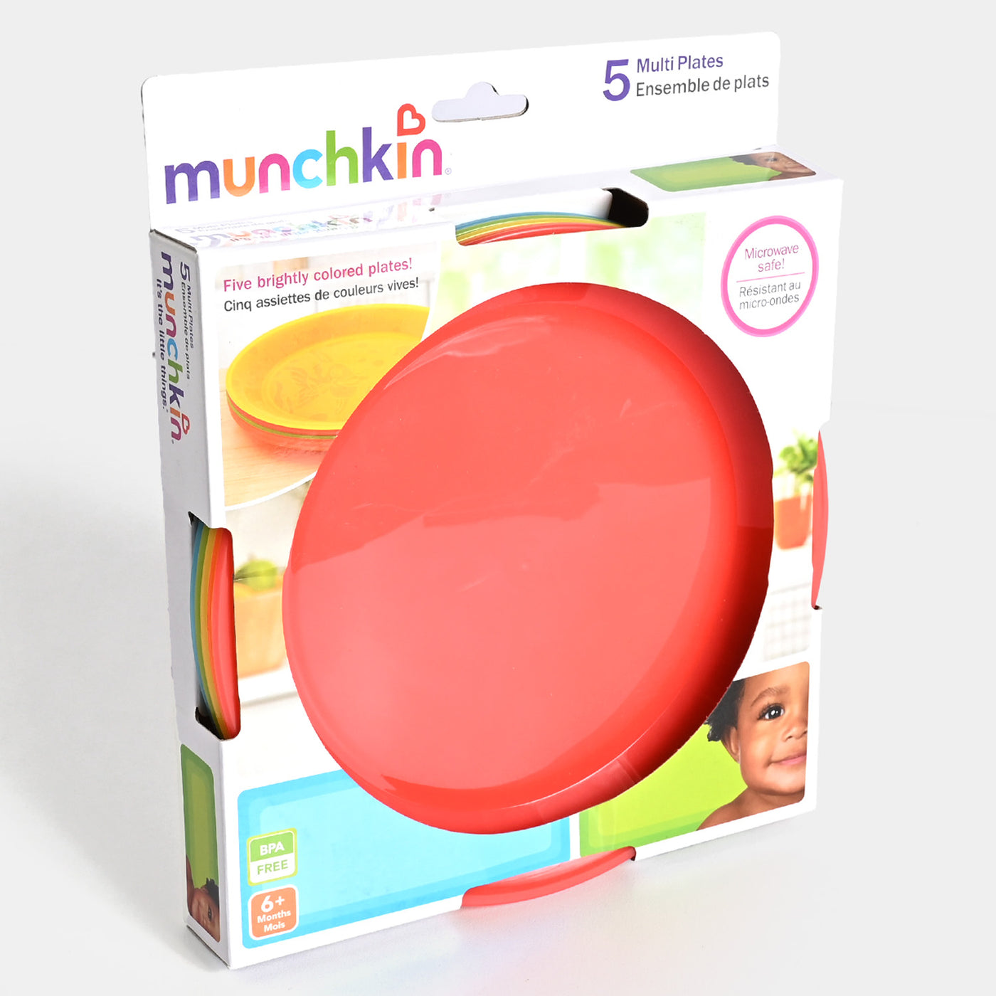 Munchkin Baby 5Pcs Multi Plates Set