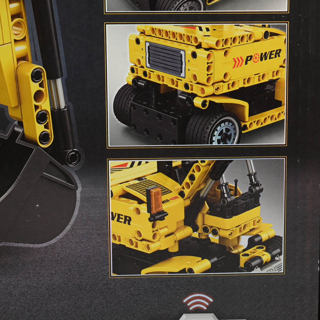 R/C Engineering Excavator Building Blocks 8711