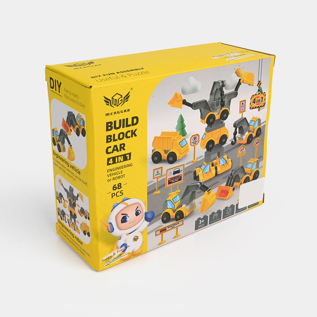 4-in-1 DIY Engineering Build Block Set