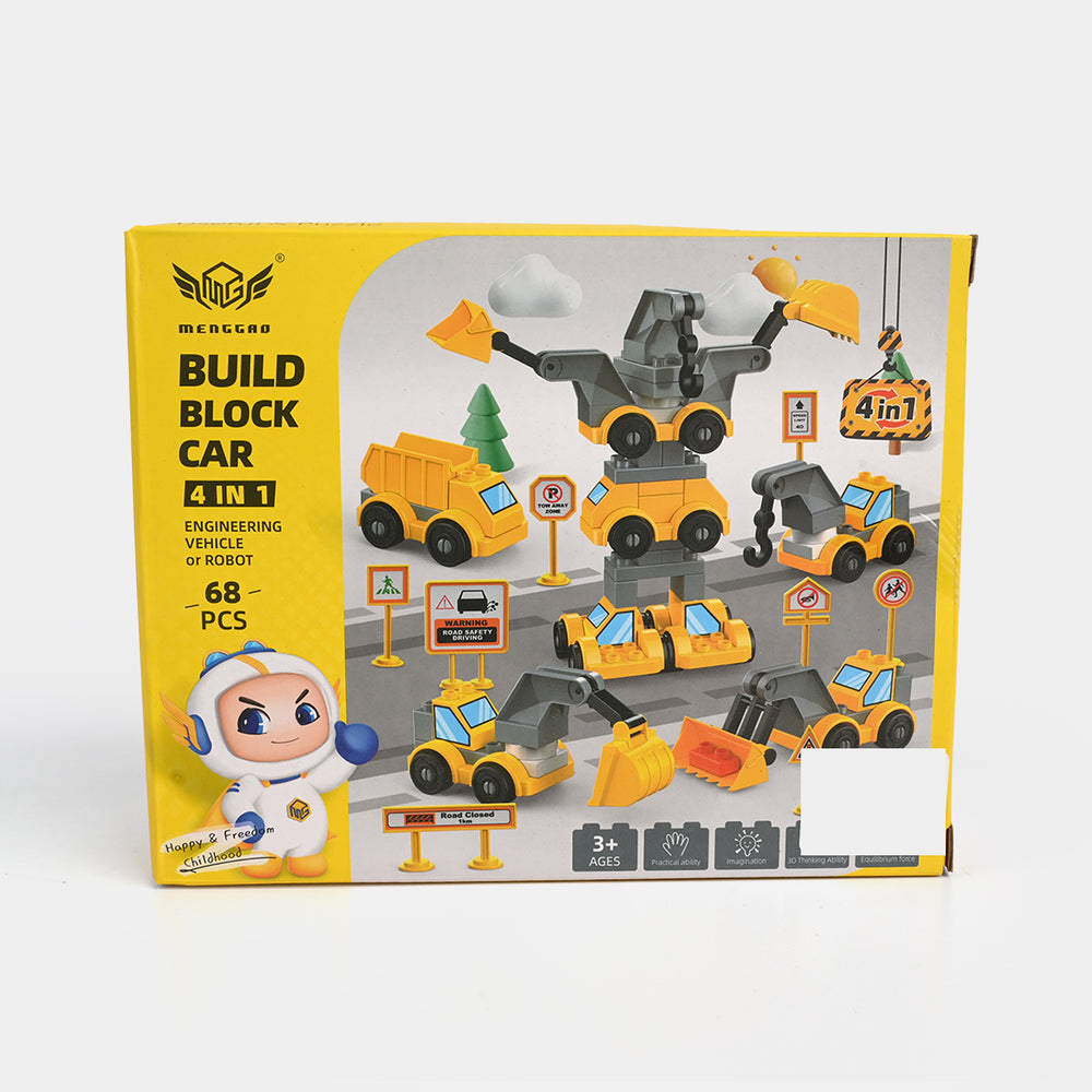 4-in-1 DIY Engineering Build Block Set