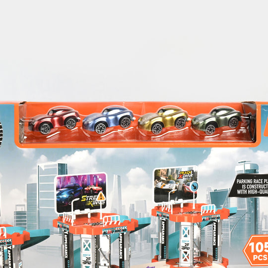 Track X-Drive Parking Garage Toy Playset