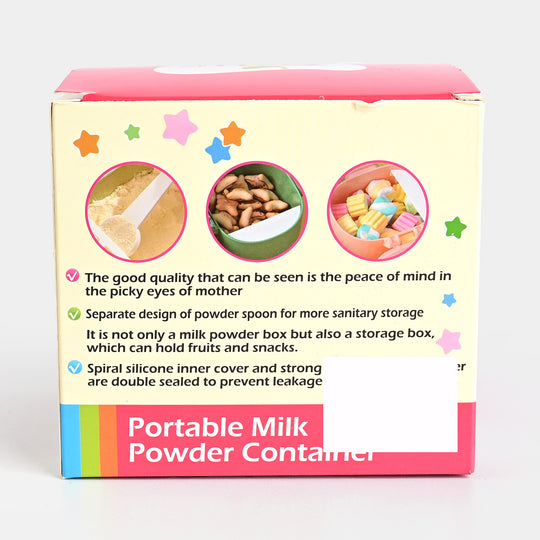 Fish Style Milk Powder Container Box Orange