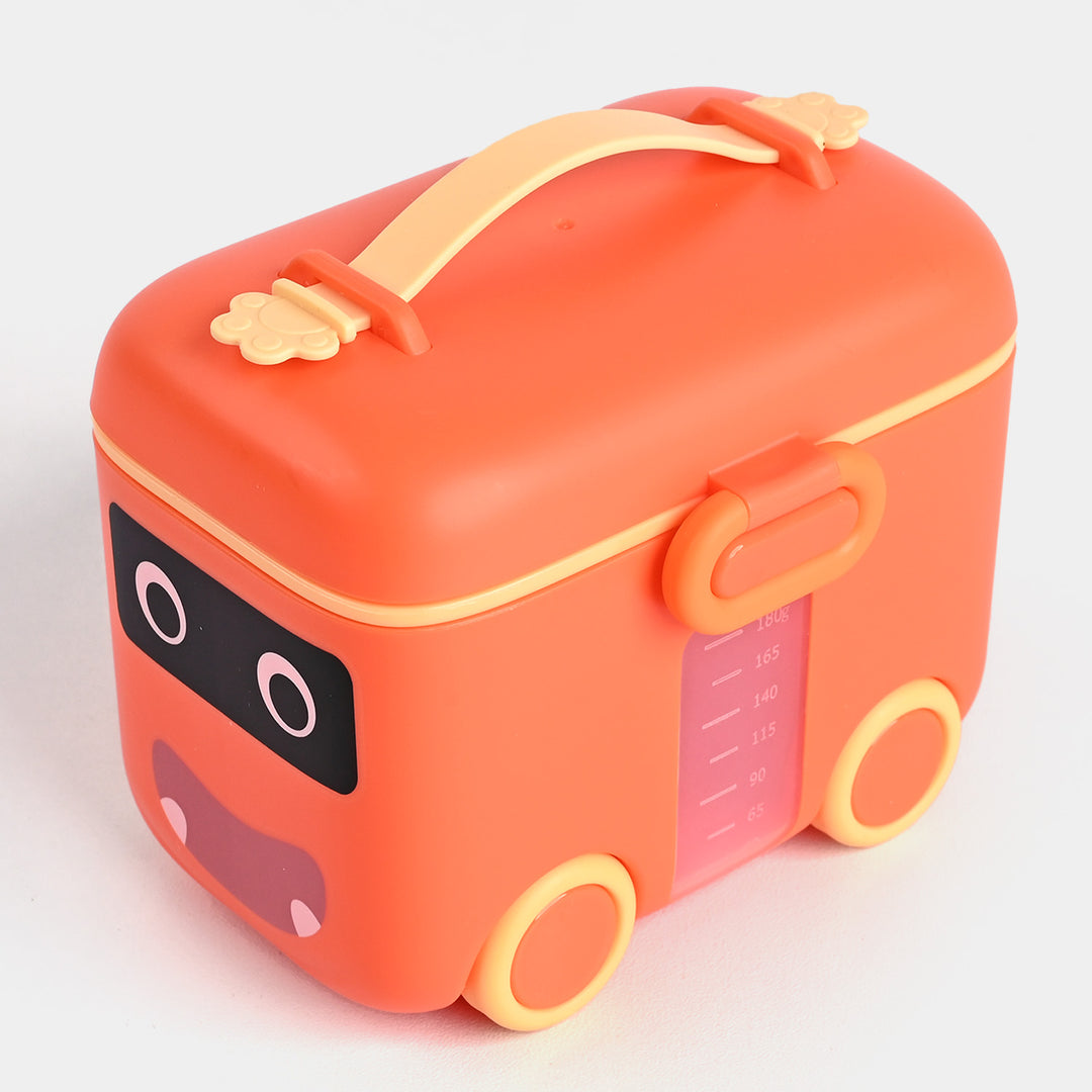 Fish Style Milk Powder Container Box Orange