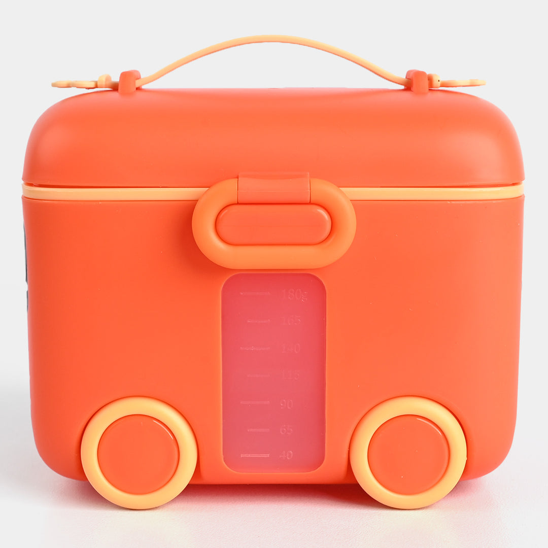 Fish Style Milk Powder Container Box Orange
