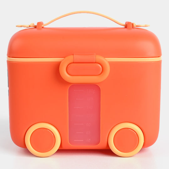Fish Style Milk Powder Container Box Orange