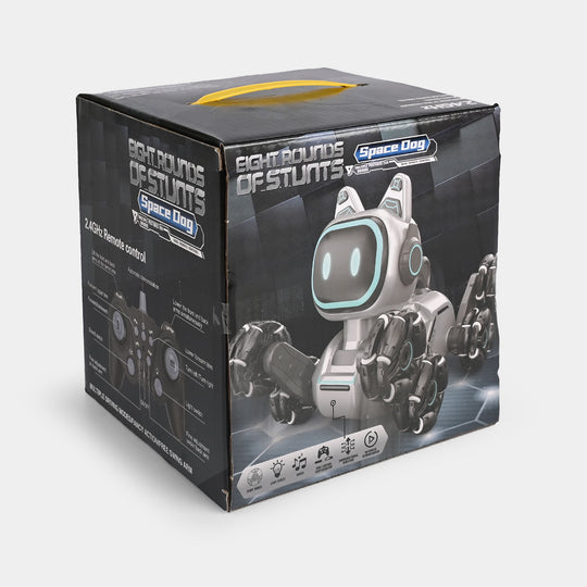 Remote Control Robot Dog Toy Stunt Robot