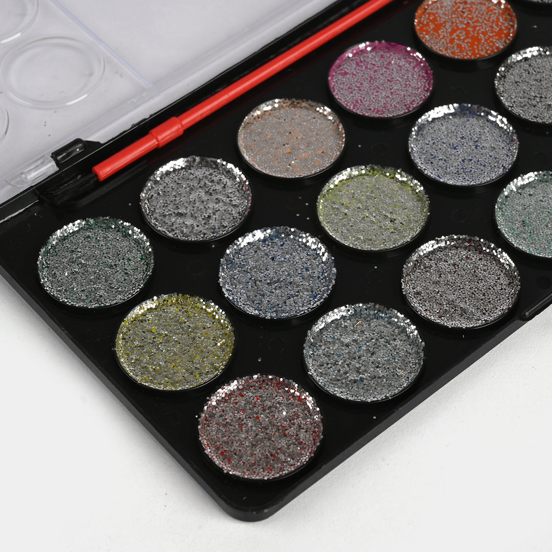 Glitter Water Color Paint Set