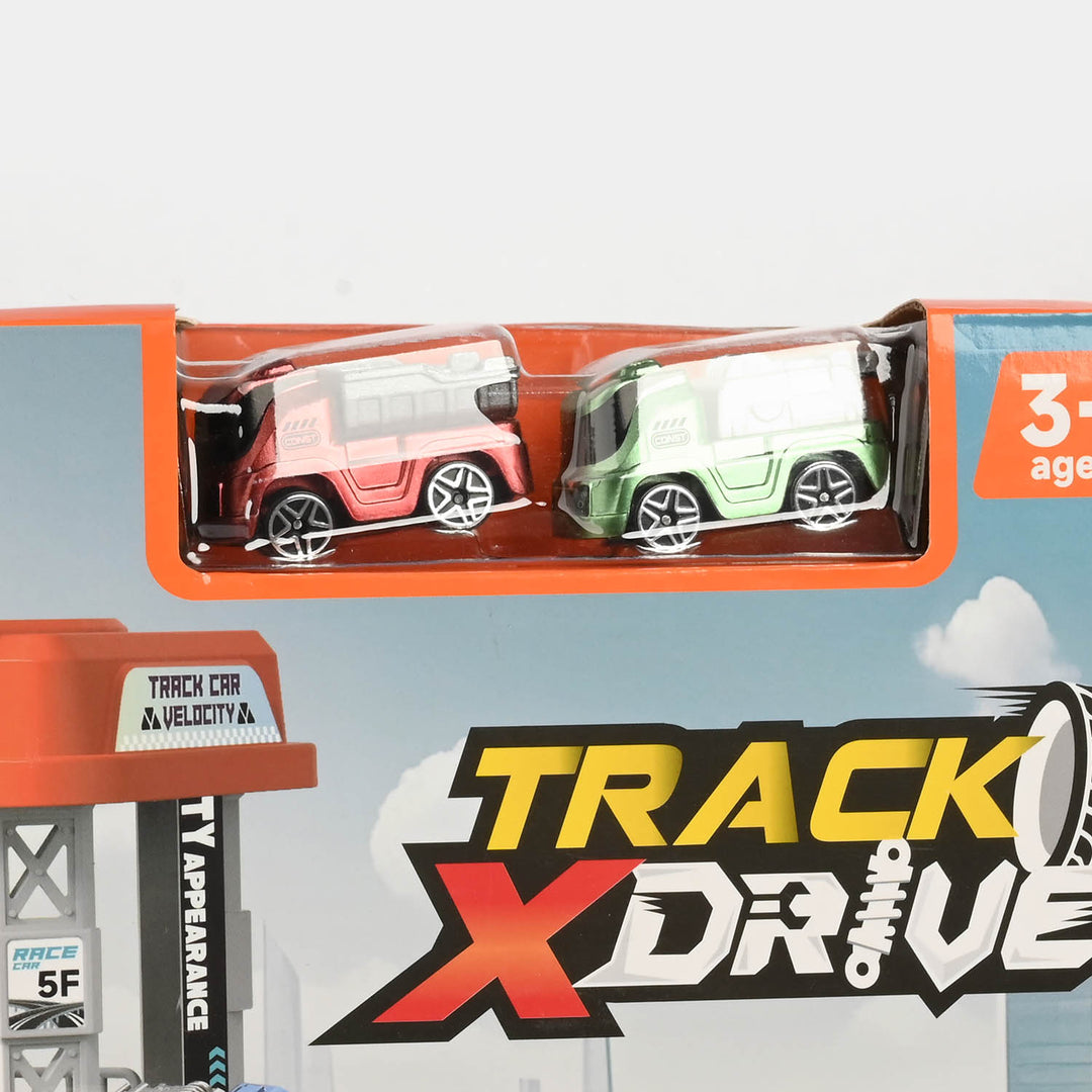 Track X-Drive Parking Garage Toy Playset