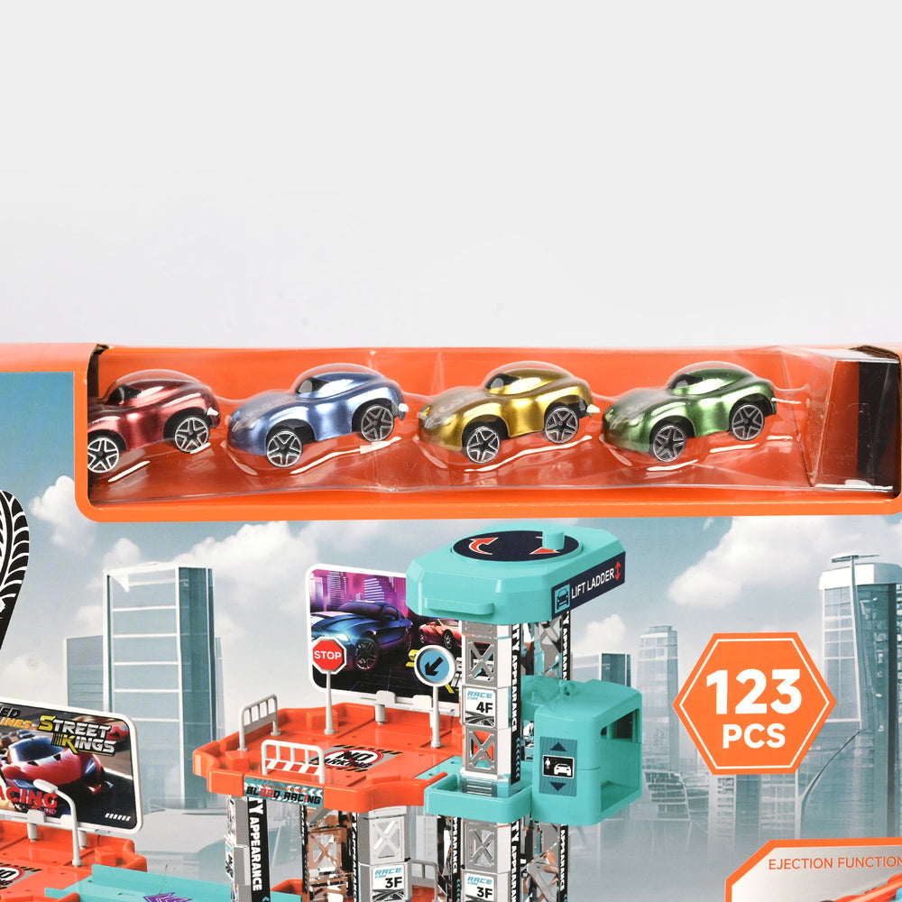 Track X-Drive Parking Garage Toy Playset