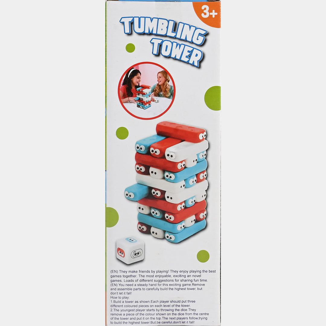 Tumbling Tower Stacking Block Game
