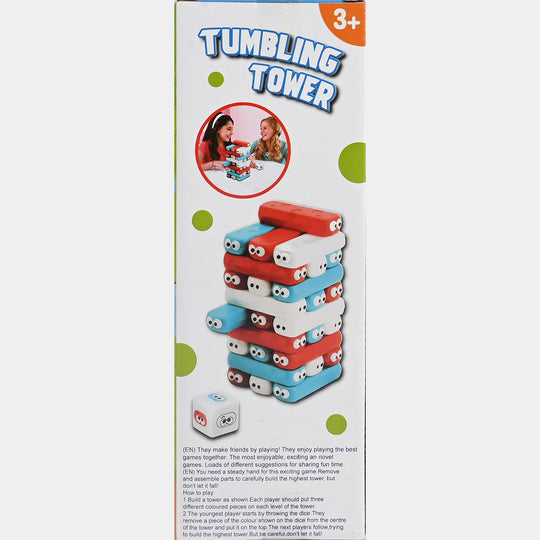 Tumbling Tower Stacking Block Game