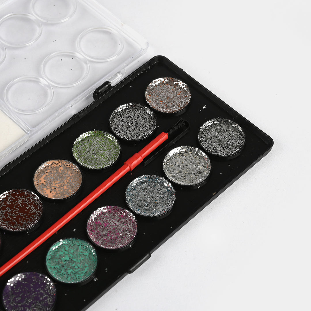 Glitter Water Color Paint Set