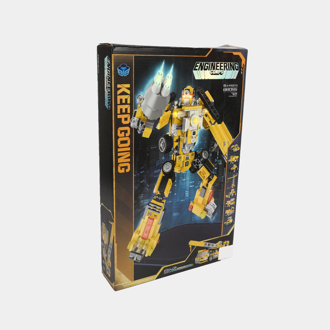 Engineering Corps 8-in-2 Building Block Set | 721PCs