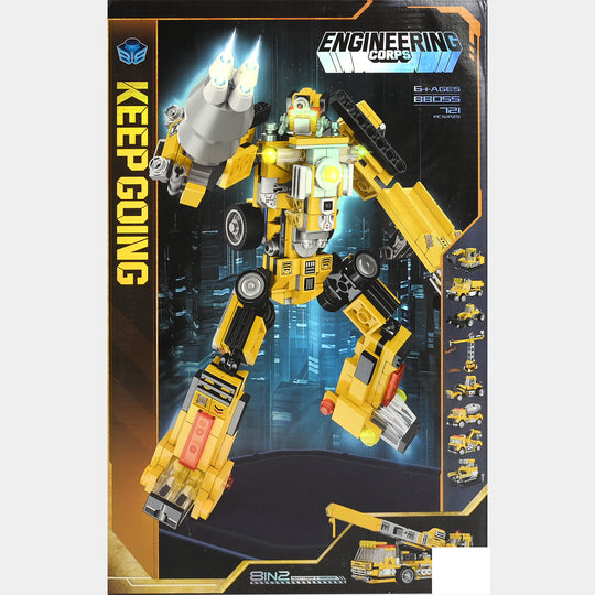 Engineering Corps 8-in-2 Building Block Set | 721PCs