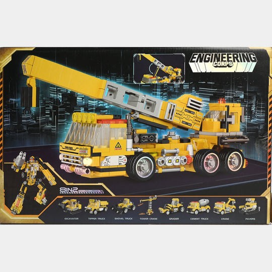 Engineering Corps 8-in-2 Building Block Set | 721PCs