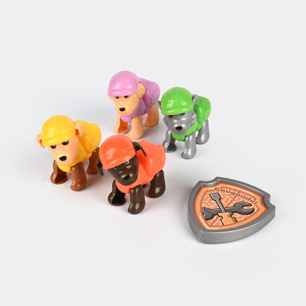 Rescue Dogs Vehicle Playset
